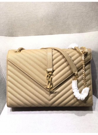  YSL MONOGRAMME BAG 31CM BEIGE